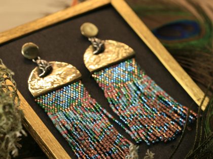 Peacock beads